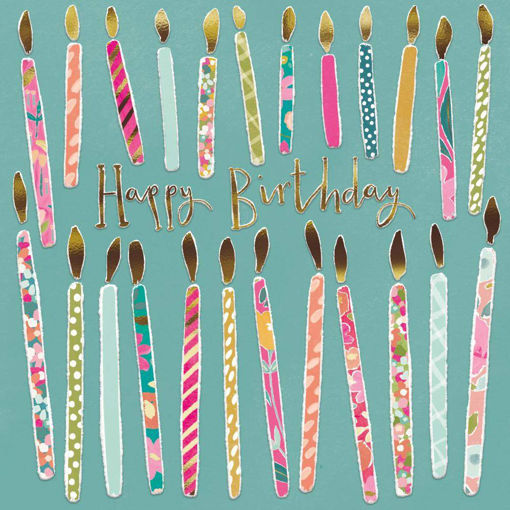 Picture of HAPPY BIRTHDAY CANDLES BIRTHDAY CARD